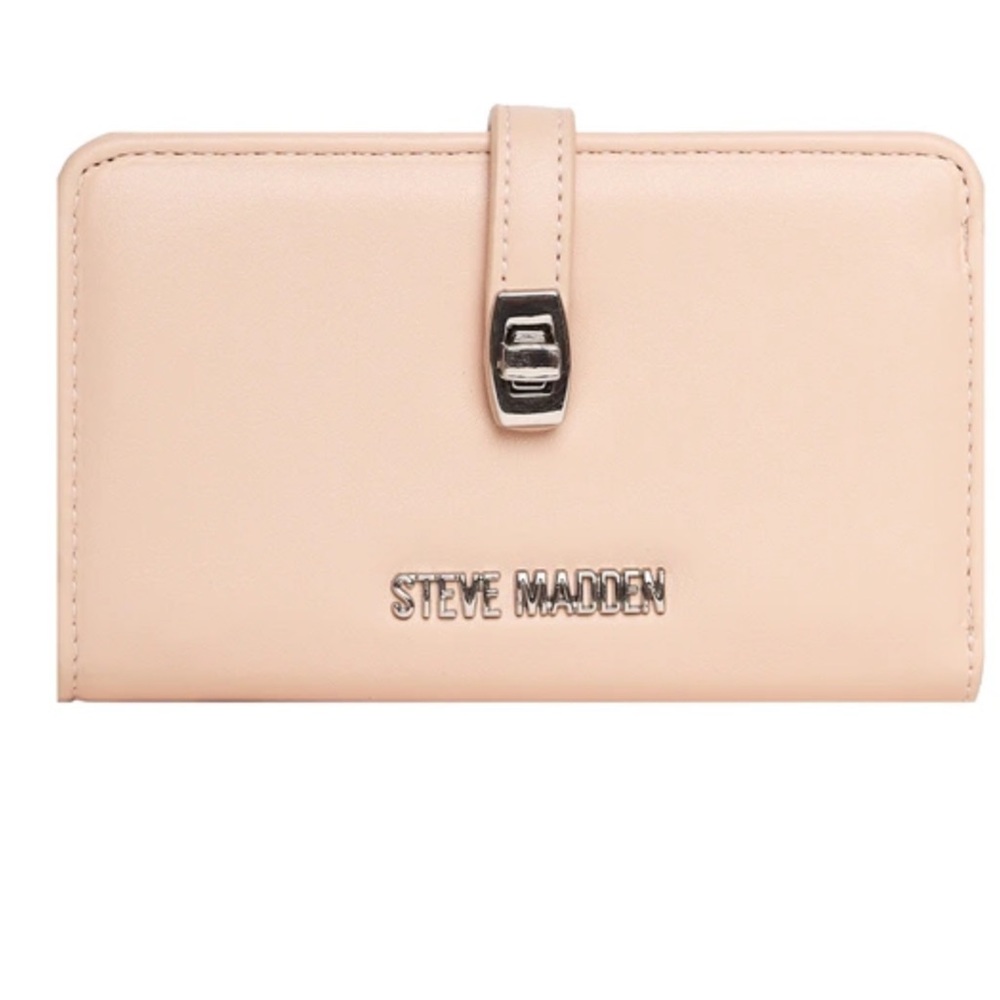 STEVE MADDEN Blazer Linen Pink Compact Wallet